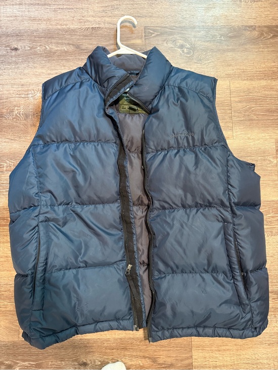 Eddie Bauer Other - Eddie Bauer Navy Blue Quilted Puffer Vest